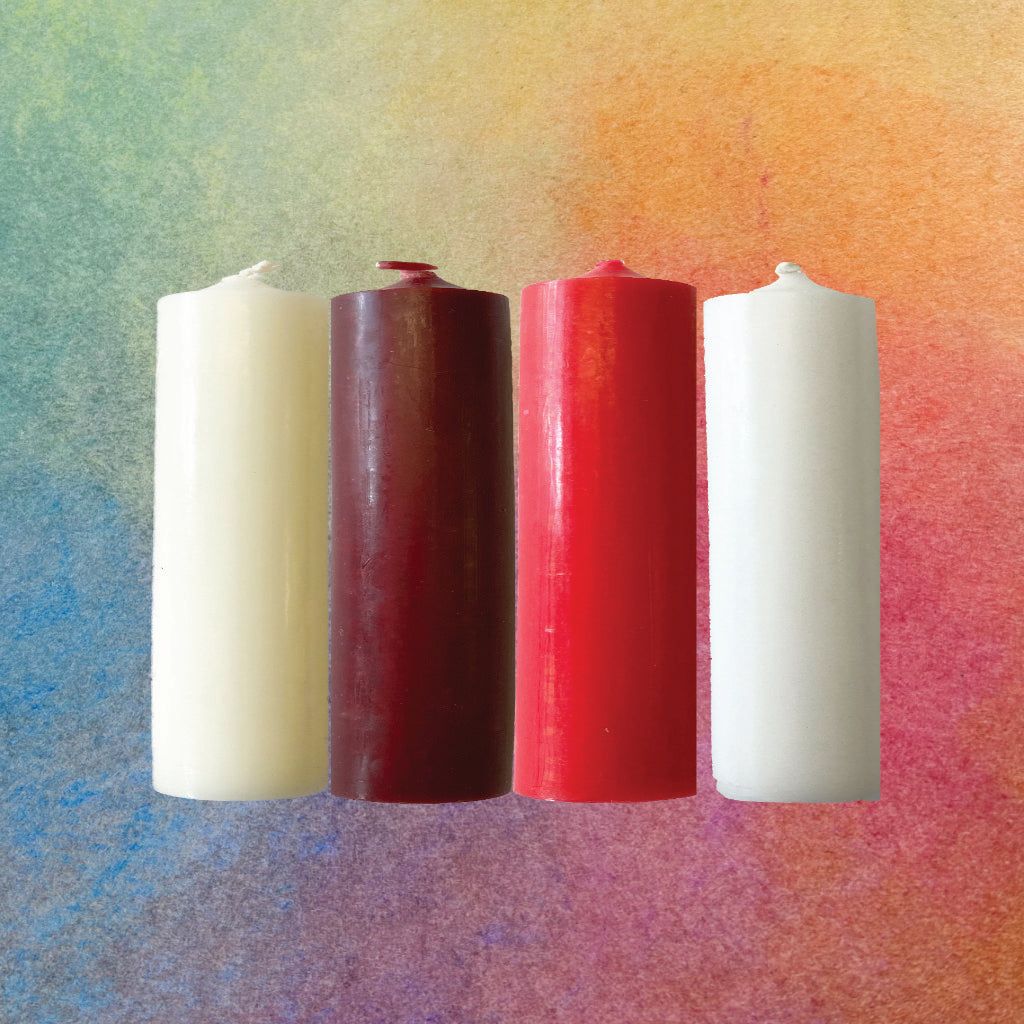 Dinner Candles, Short & Chunky, Box of 28