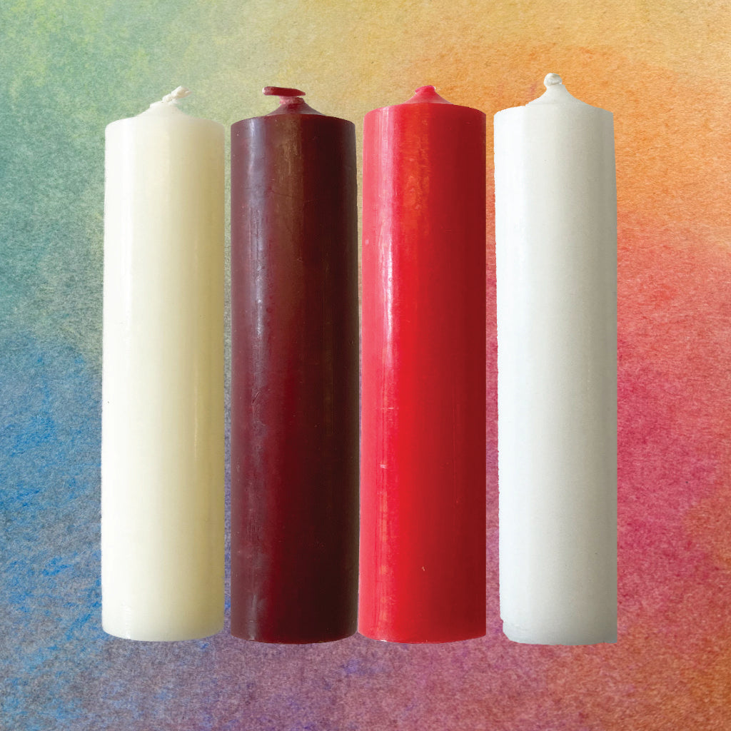Dinner Candles, Regular & Chunky, Box of 16