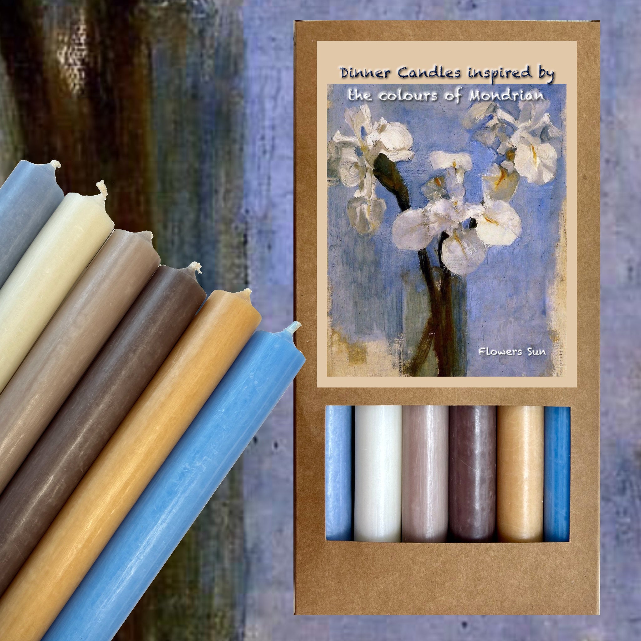 CANDLE SETS, MONDRIAN, 6 BOXES
