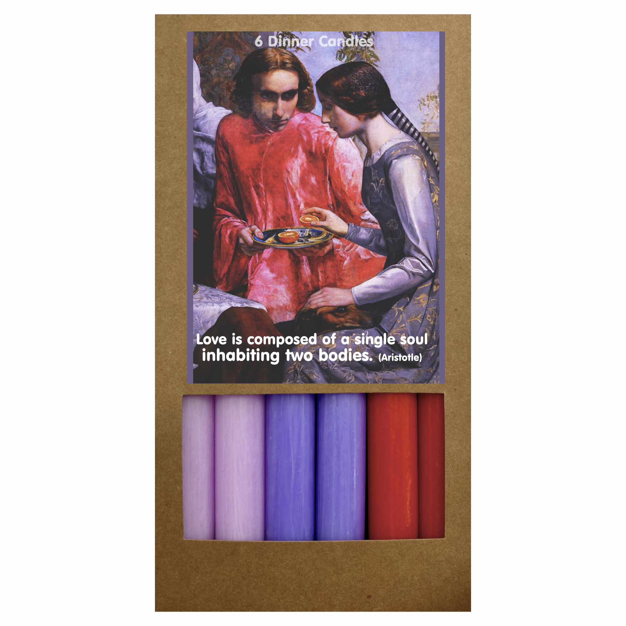 CANDLE SETS, MILLAIS, Lorenzo and Isabella, 6 BOXES