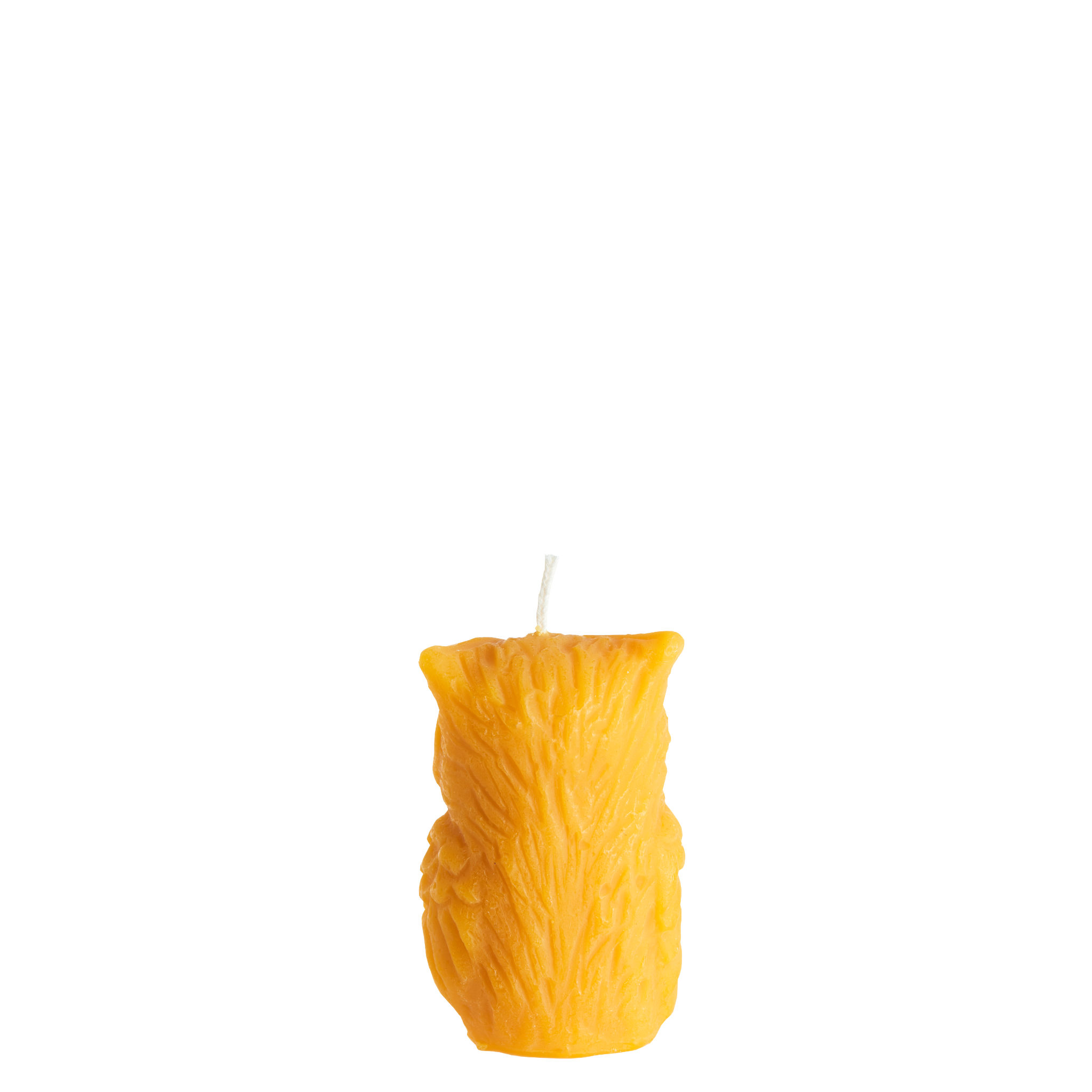 0323 Beeswax Owl Candle, pack of 6