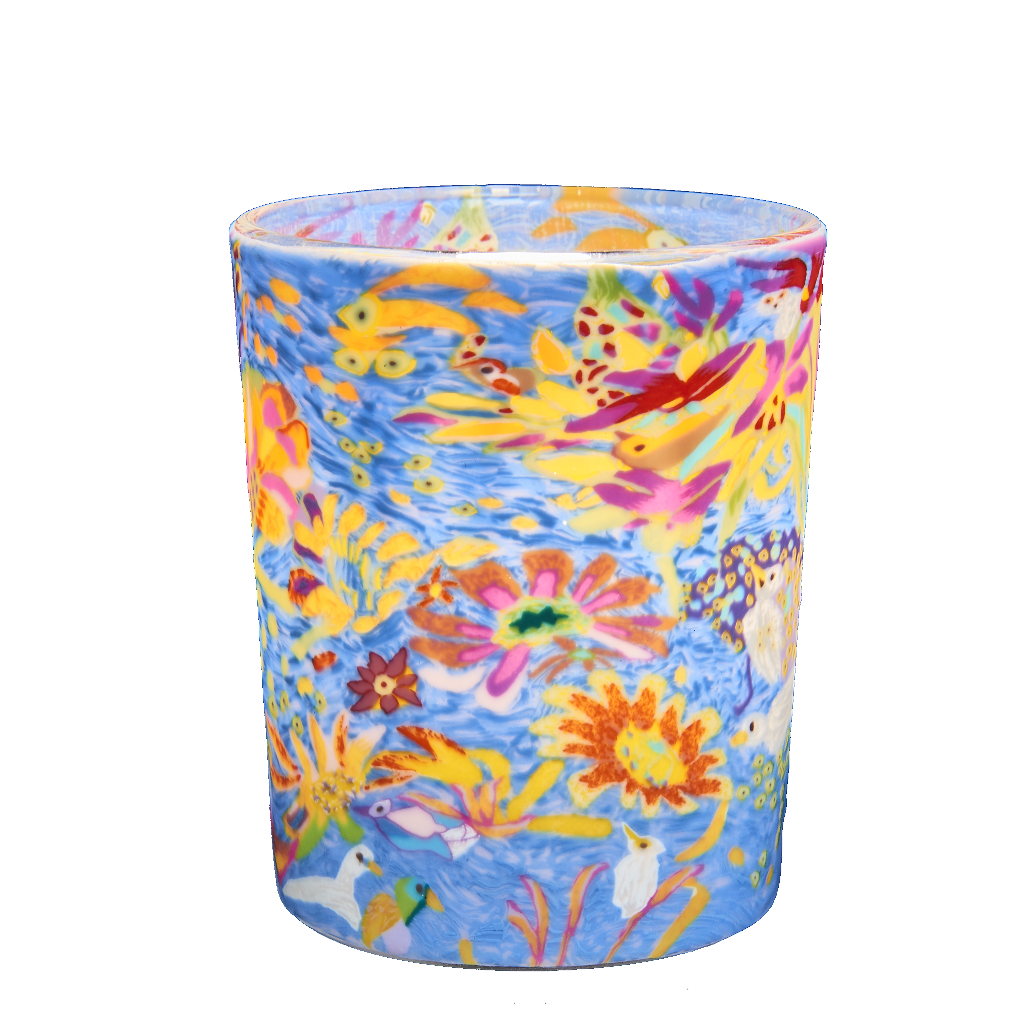 Dream of Blossom Votive Glowing Glass, Pack of 6