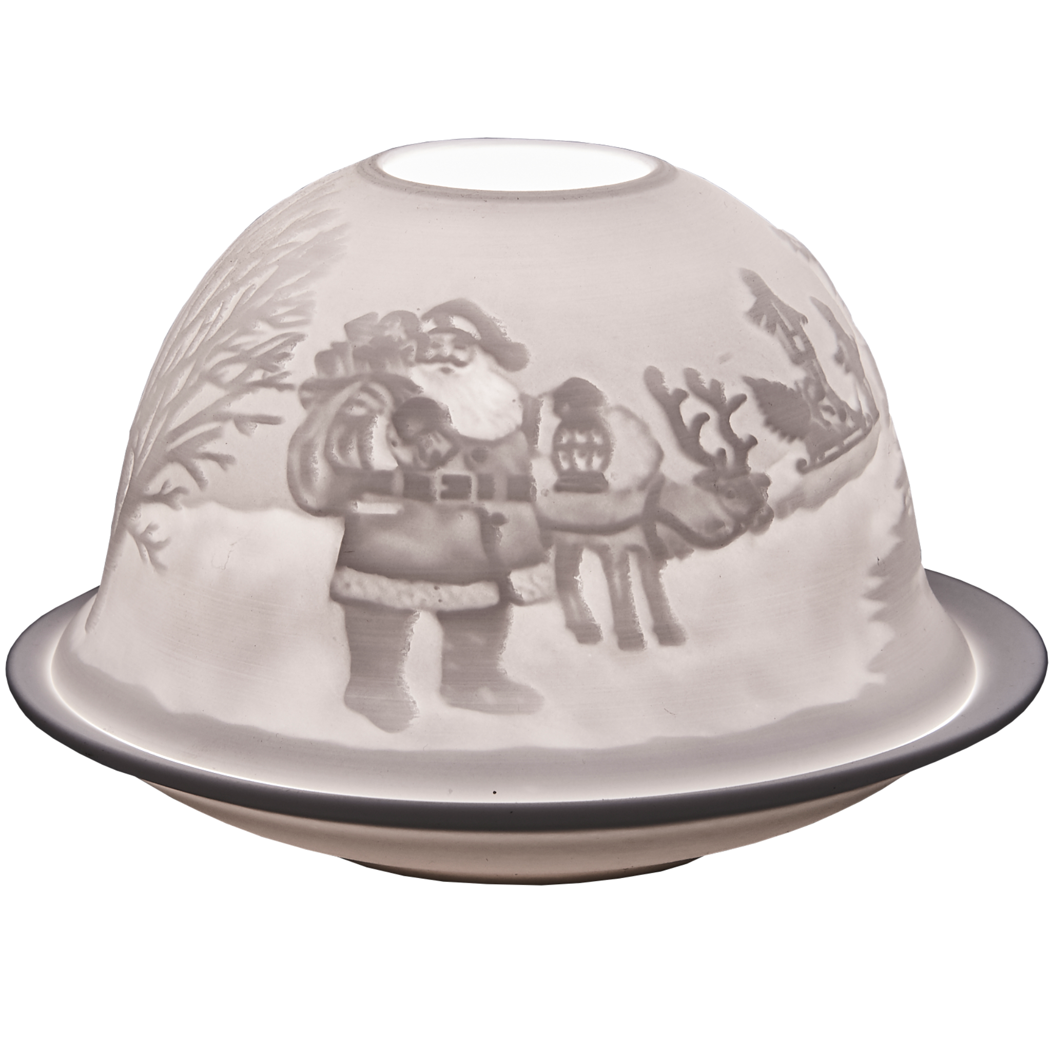 SALE Father Christmas Domelights Pack of 6