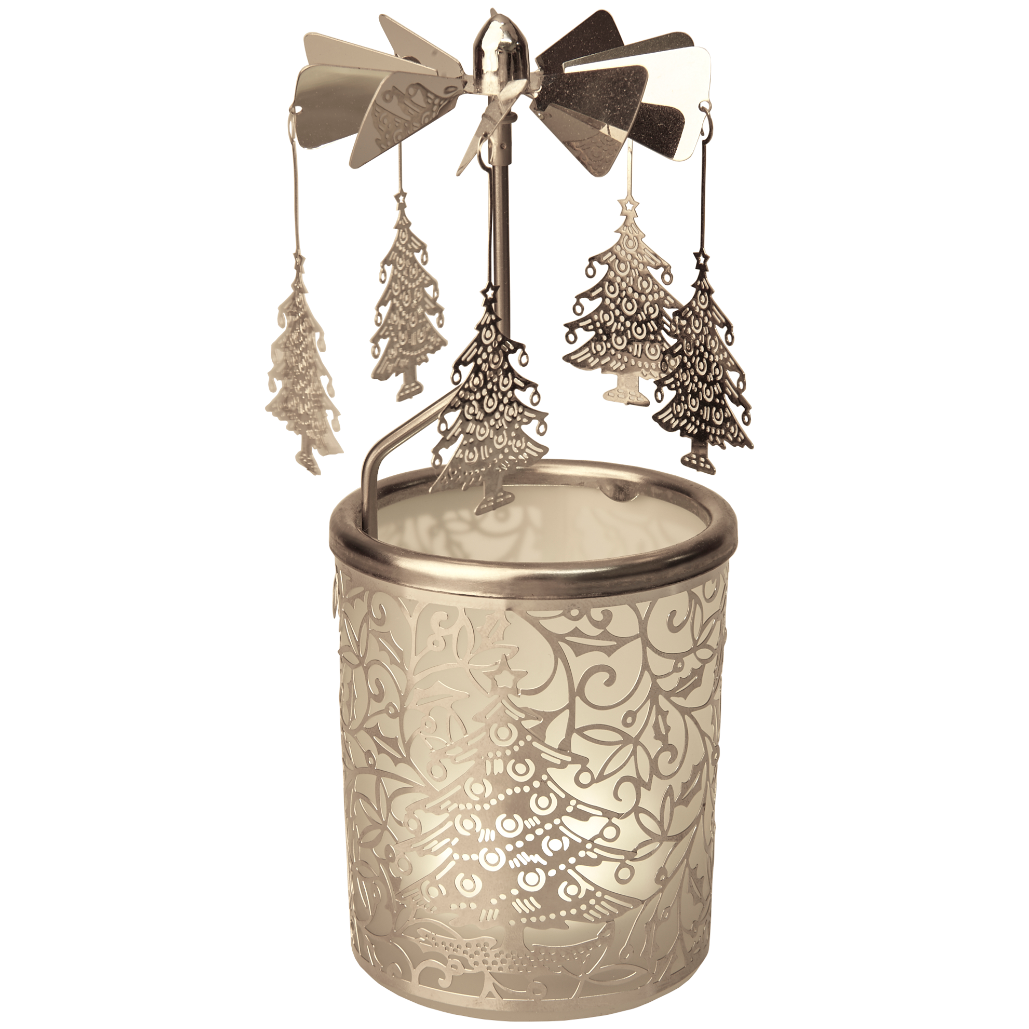 Christmas Tree Rotary Carousels, Pack of 6