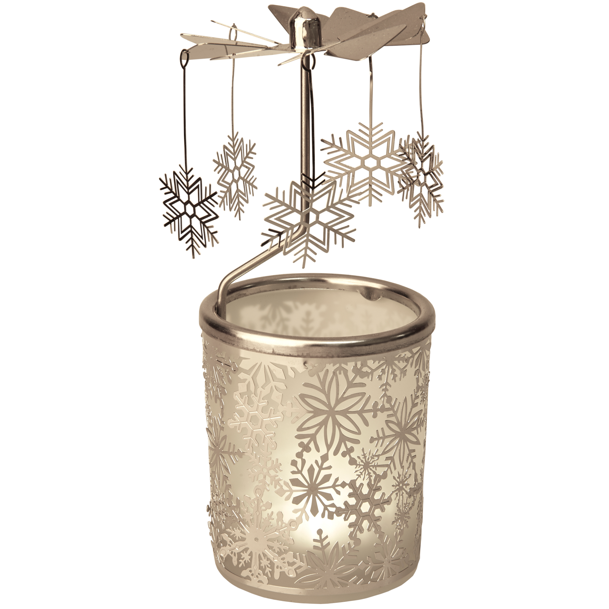 Snowflake Rotary Carousels, Pack of 6