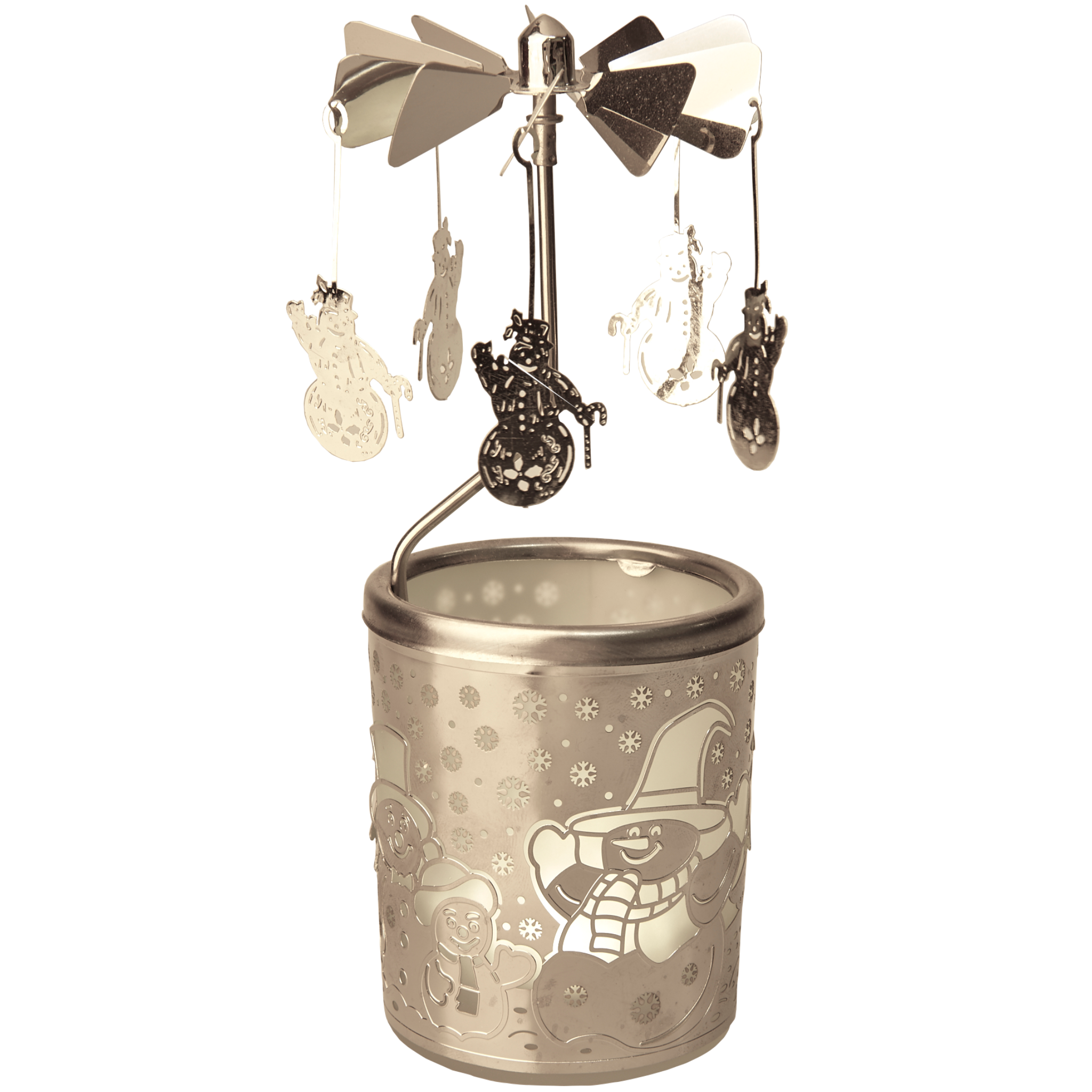 Snowman Rotary Carousels, Pack of 6
