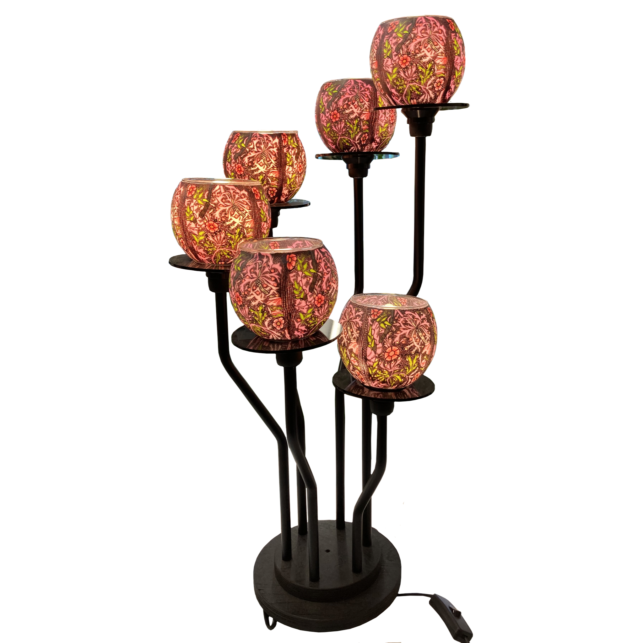 Display Lamp for 6 Glowing Glasses