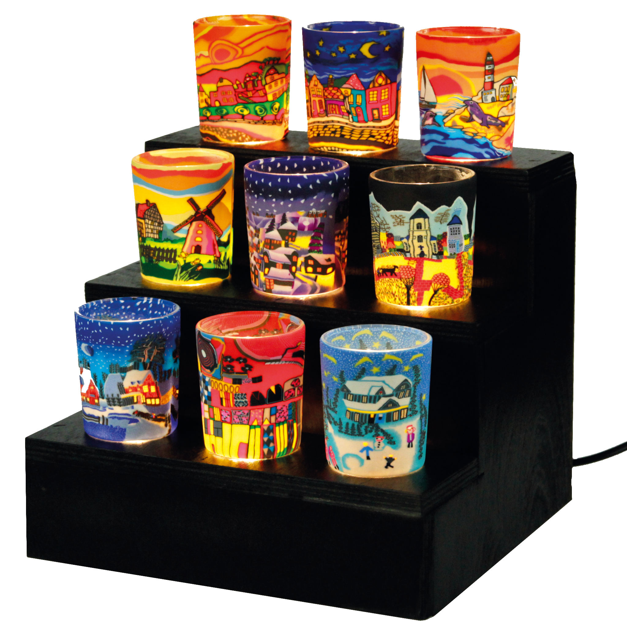 Display for 9 Votives