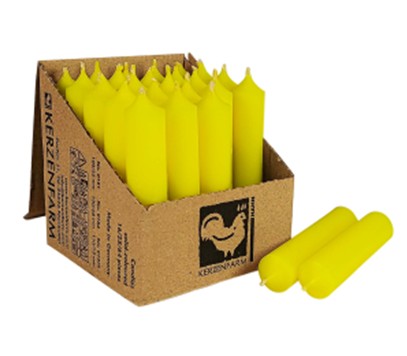 Dinner Candles, Short, Box of 25