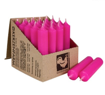 Dinner Candles, Short, Box of 25