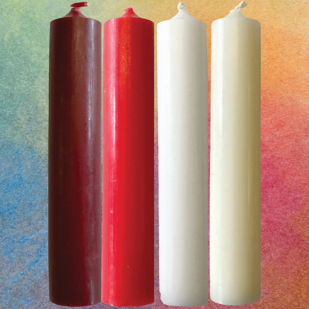 Dinner Candles, Tall & Chunky, Box of 16