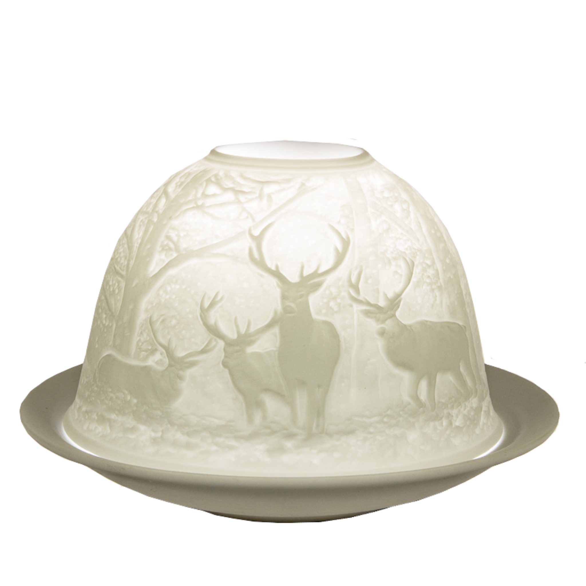 Stags in Forest, Domelights Pack of 6