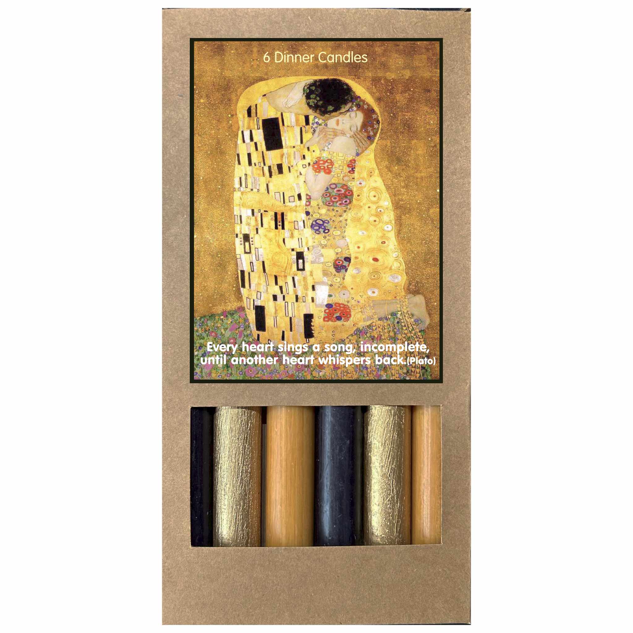 CANDLE SETS, KLIMT-THE-KISS, 6 BOXES