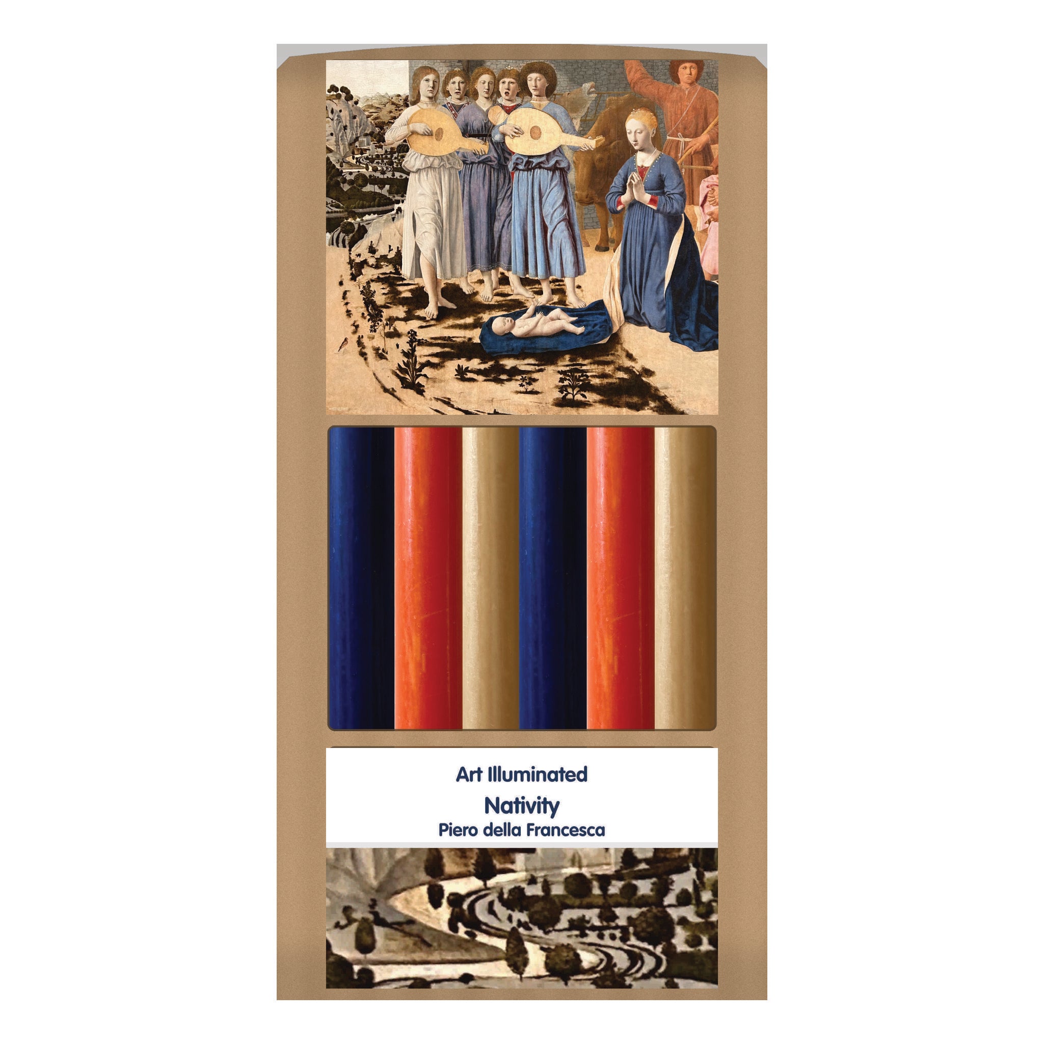 Burne-Jones – Love Among the Ruins – Case of 6 Dinner Candle Sets