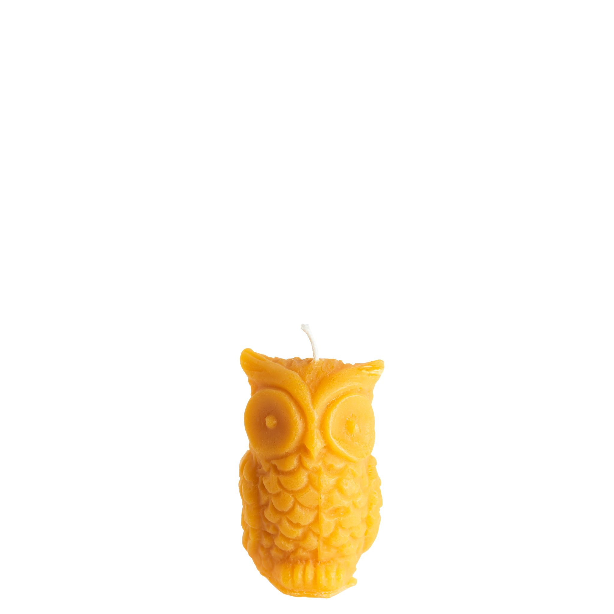 0323 Beeswax Owl Candle, pack of 6