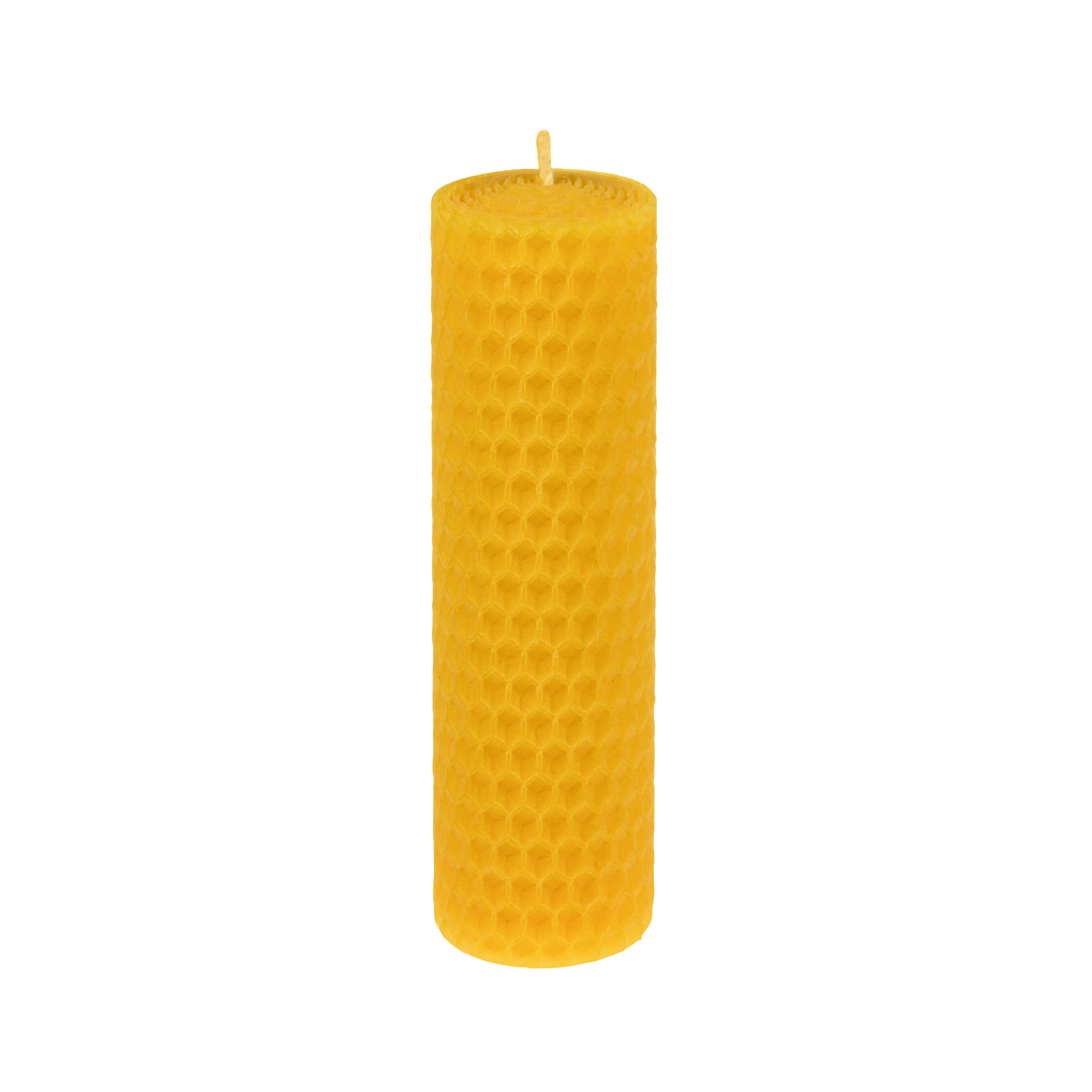 0501 Beeswax  Pillar Candle Honeycomb, pack of 6