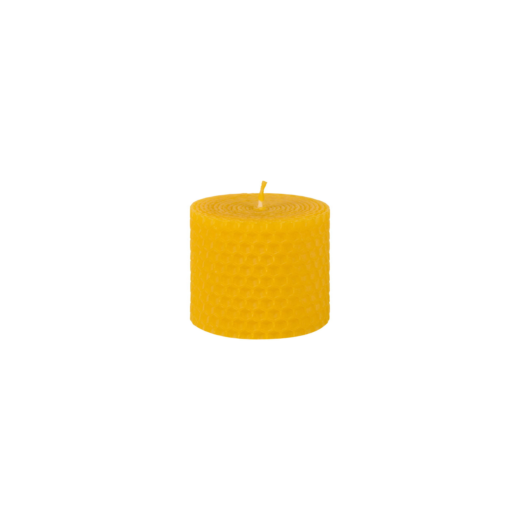 0503 Beeswax  Pillar Candle Honeycomb, pack of 6