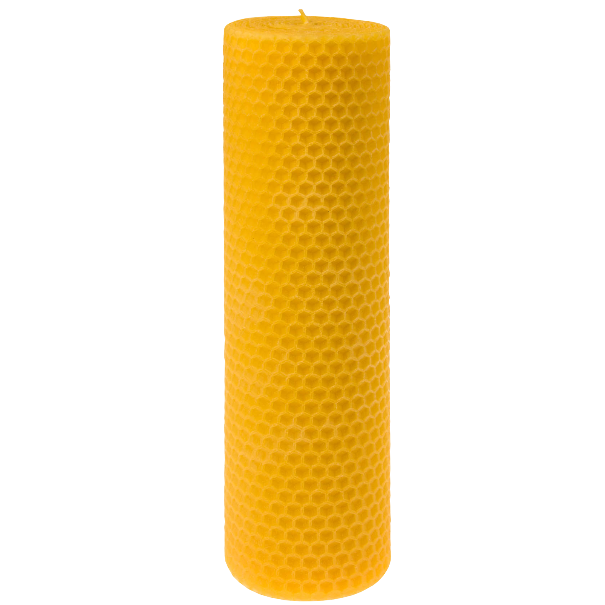 0506 Beeswax  Pillar Candle Honeycomb, pack of 2