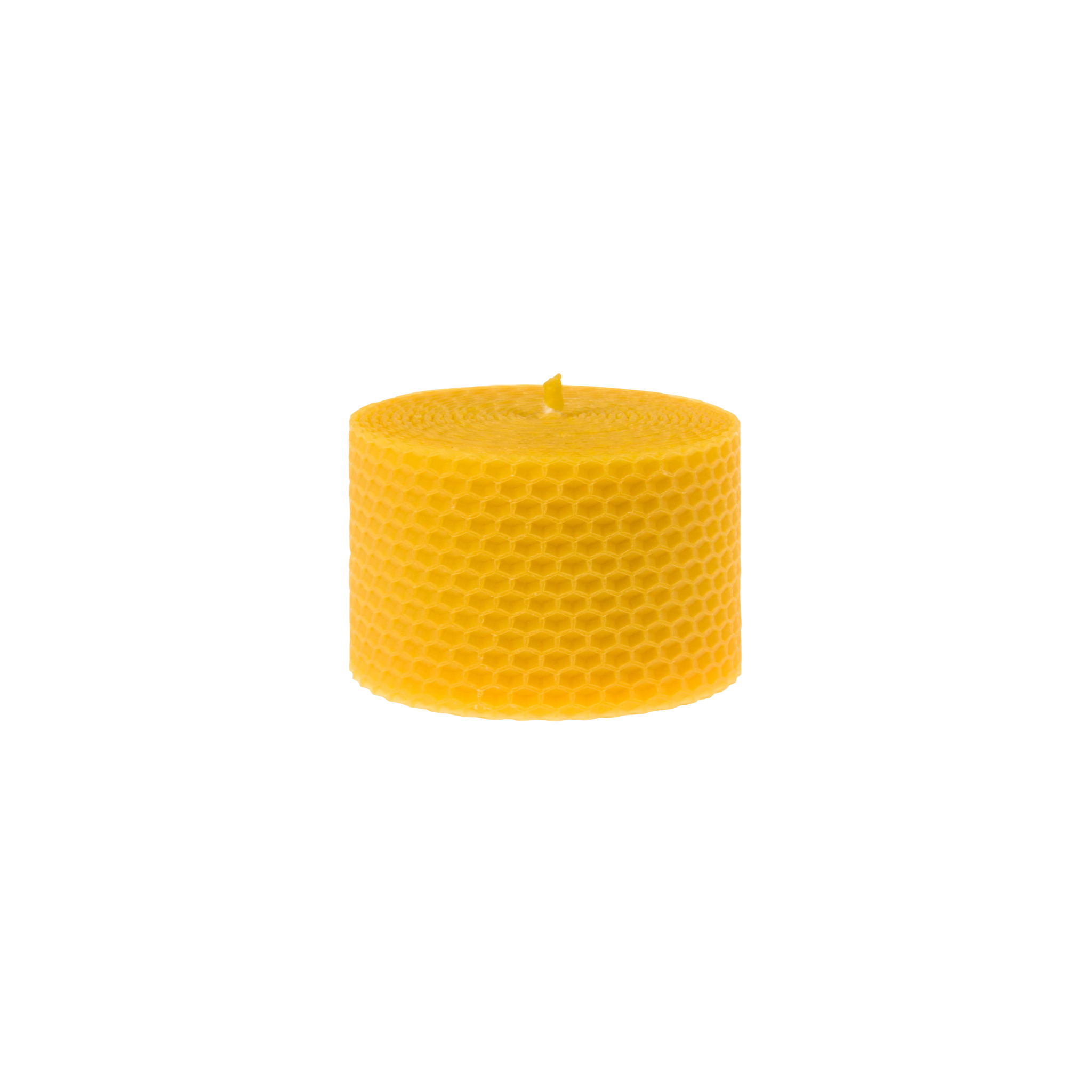 0507 Beeswax  Pillar Candle Honeycomb, pack of 4