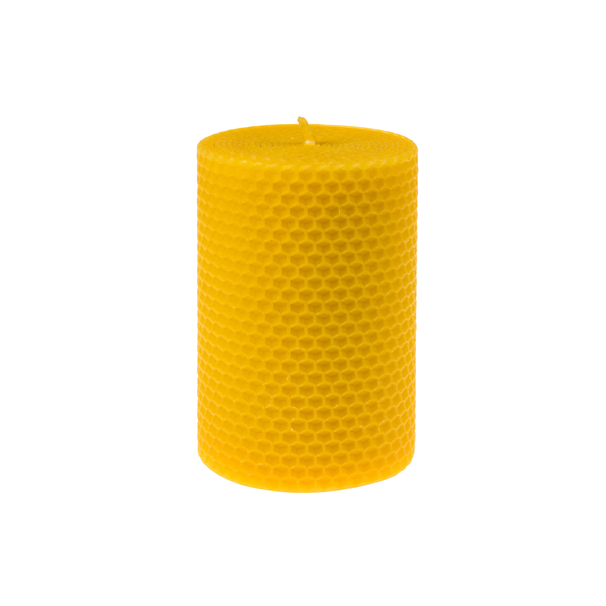 0508 Beeswax  Pillar Candle Honeycomb, pack of 2