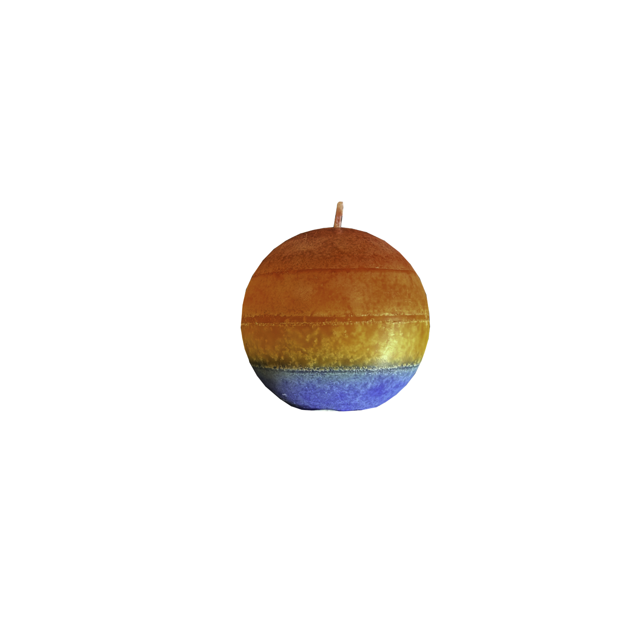 Rainbow Ball Candle, 60 x 60mm, pack of 6