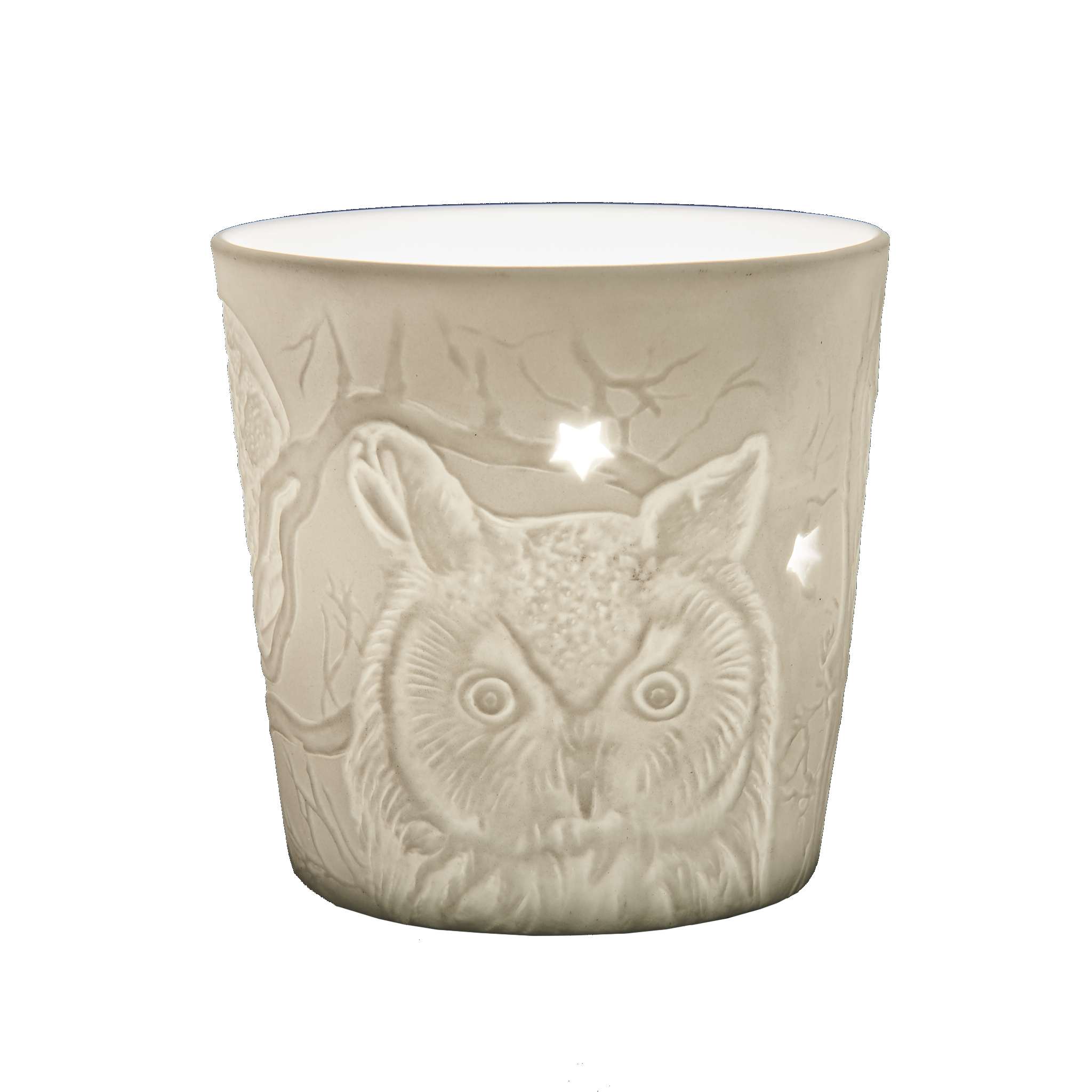 Owl Porcelain Votive Pack of 6