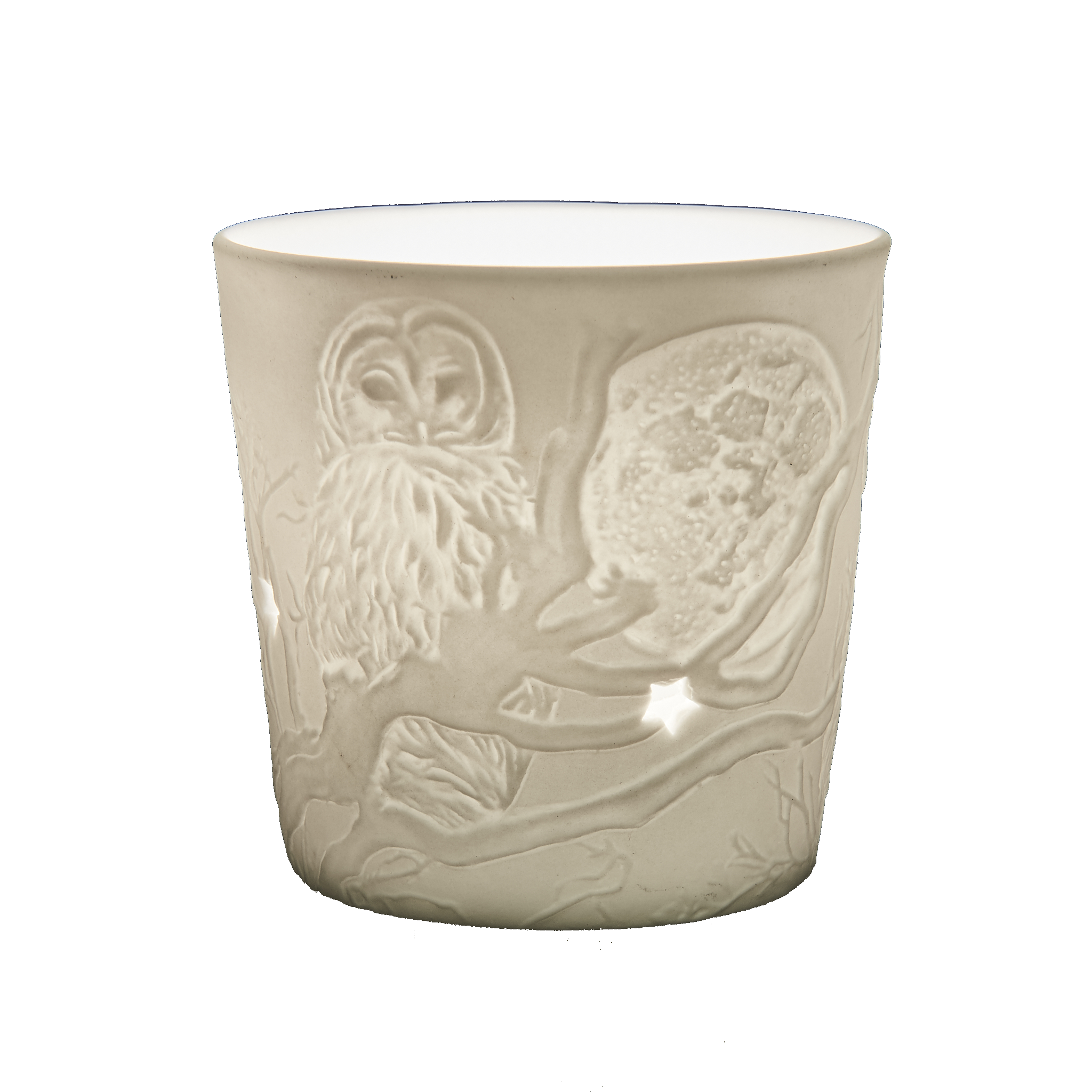 Owl Porcelain Votive Pack of 6