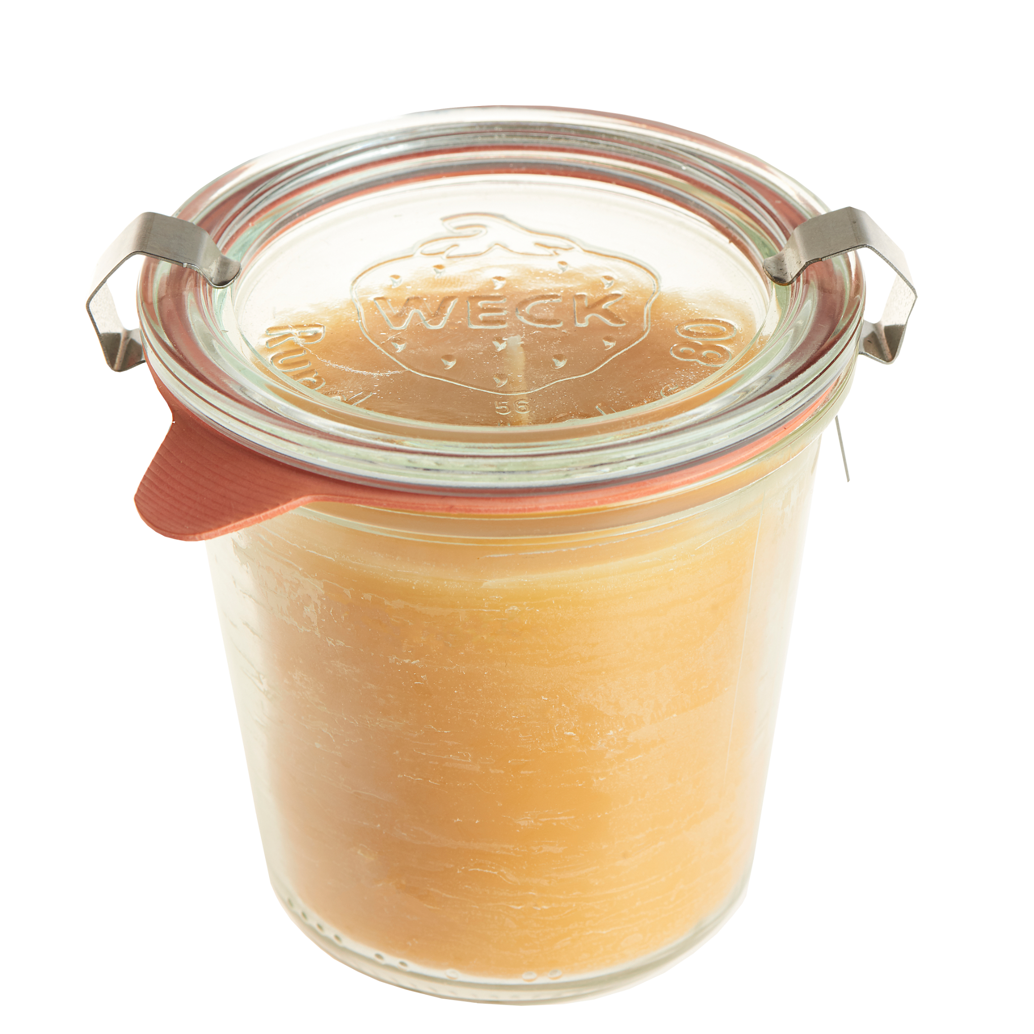 34801 Beeswax Glass Candle (290ml), x 6